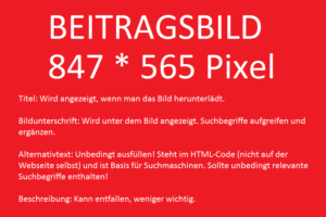 SEHR WICHTIG: Er steht immer im HTML-Code (nicht jedoch auf der Webseite selbst) und ist – siehe oben – das Futter für die Suchmaschinen. Dabei kann er identisch mit dem Titel, aber auch ergänzend oder abweichend sein. Auf jeden Fall sollte er einen für Sie relevanten Suchbegriff enthalten.