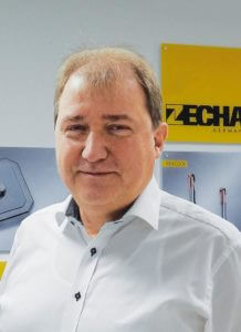 Stefan Zecha, Geschäftsführer und Geschäftsführender Gesellschafter der Zecha Hartmetall-Werkzeugfabrikation GmbH, Königsbach-Stein: „Ich bin froh, dass die METAV den Werkzeug- und Formenbau mit der Moulding Area mit einem eigenständigen Themenbereich aufgreift.“ | To quote Stefan Zecha, Managing Director and Managing Partner of Zecha Hartmetall-Werkzeugfabrikation GmbH, Königsbach-Stein: “I’m delighted that with the Moulding Area the METAV has devoted a separately themed section to tool and mould construction.” Photo: Zecha