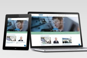 Was lange währt... Seit 9. Mai 2018 erstrahlt die Webseite des VDW in neuem Glanz (Relaunch)