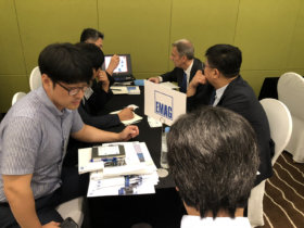 VDW-Symposium in Busan, Südkorea, 2018: Knapp 80 bilaterale Gespräche wurden bereits im Vorfeld verbindlich terminiert.