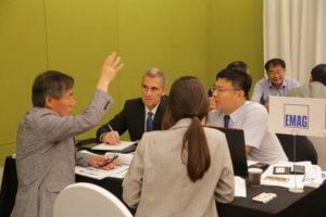 VDW-Symposium in Busan, Südkorea, 2018: Knapp 80 bilaterale Gespräche wurden bereits im Vorfeld verbindlich terminiert.