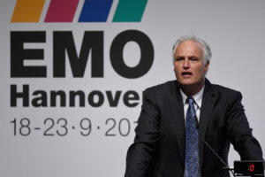 EMO Hannover 2017 Preview am 21./22. Juni 2017, Tagungsbereich Halle 19/20, Messegelände Hannover. Im Bild: Carl Martin Welcker, Generalkommissar der EMO Hannover