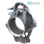 Ideal für die additive Fertigung ausgelegter, von Amendate optimierter Radträger. Foto: Amendate GmbH