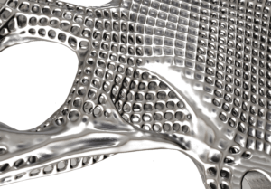 Ideal für die additive Fertigung ausgelegter, von Amendate optimierter Radträger. Foto: Amendate GmbH