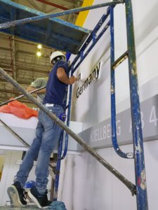 MTA Standaufbau Foto: Ralf Reines