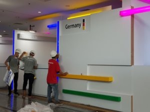 MTA Standaufbau Foto: Ralf Reines