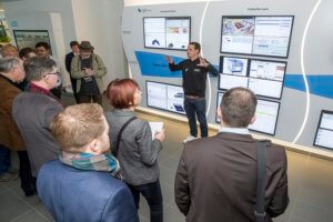 Currently making 10,000 vehicles per year, a fully networked and digitalised factory has been built in Aachen to produce the eGo-Life. Production levels can be raised to 30,000 cars. The target group for the battery-powered vehicle is the typical two-car household in which one member drives little more than 150 km per week. Photo: VDW/Strauch