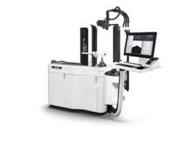 The combined presetting and shrink-fit device Haimer Microset VIO linear toolshrink has Industry 4.0 capability, and can be integrated into digital processes without any problems. Photo: Haimer
