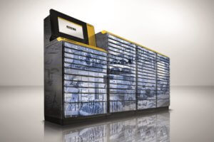 Mehr als ein Werkzeugausgabesystem: Mit der GTMS lassen sich Maschinenanbindung, Vernetzung und Datenauswertung steuern. Für maximale Transparenz im Fertigungsprozess. Foto: Gühring