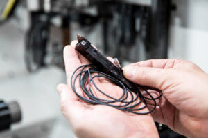 When used with sliding head lathes, the sensor can measure cutting forces from just a few Newtons. Photo: Paul Horn GmbH