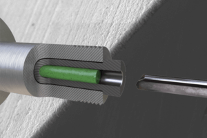 Das Verfahren [Tool]Prep bietet allen Werkzeugschleiferinnen und Werkzeugschleifern die Chance, auf eigenen Maschinen Schneidkanten einfach und reproduzierbar zu präparieren. Erreicht wird dies mit Hilfe eines austauschbaren Wechselelementes innerhalb des Dorns einer modifizierten Schleifscheibenaufnahme.