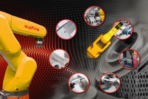 Vorteile mit hybriden Fertigungslösungen: In nur einer Aufspannung lassen sich unterschiedliche Bearbeitungsprozesse flexibel kombinieren und nahtlos in die Produktion integrieren. Quelle: Supfina Grieshaber