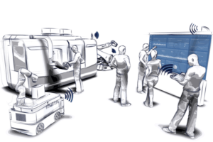 No process is an island. For the WZL, digitally networking grinding technology with other processes to form a closed process chain will play an important role in the GrindingSolutionPark. Graphic: WZL