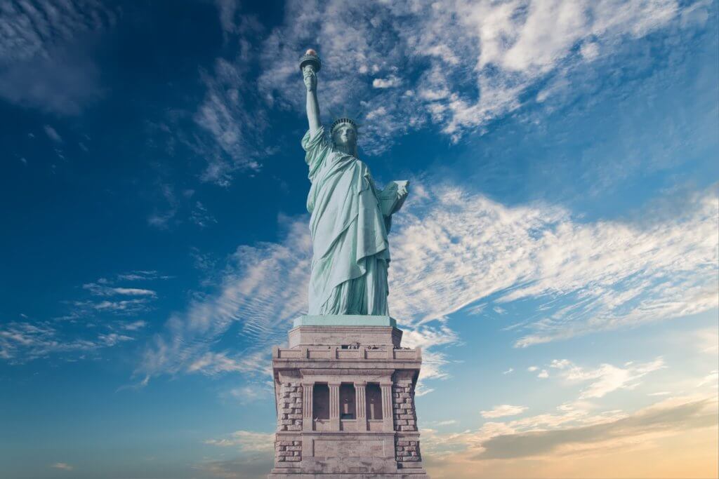Die Freiheitsstatue der Vereinigten Staaten. Quelle: Pexels, Pixabey