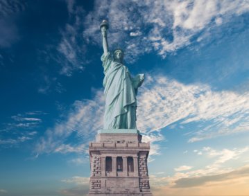Die Freiheitsstatue der Vereinigten Staaten. Quelle: Pexels, Pixabey