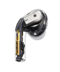 Apple Airpod, Elektronik auf engstem Raum – wenn auch nicht gedruckt. Quelle: Apple