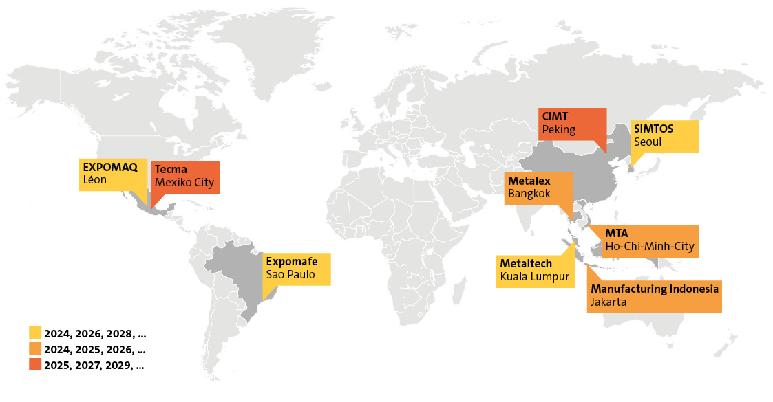 VDW regularly applies for and supports German Pavilions around the world.